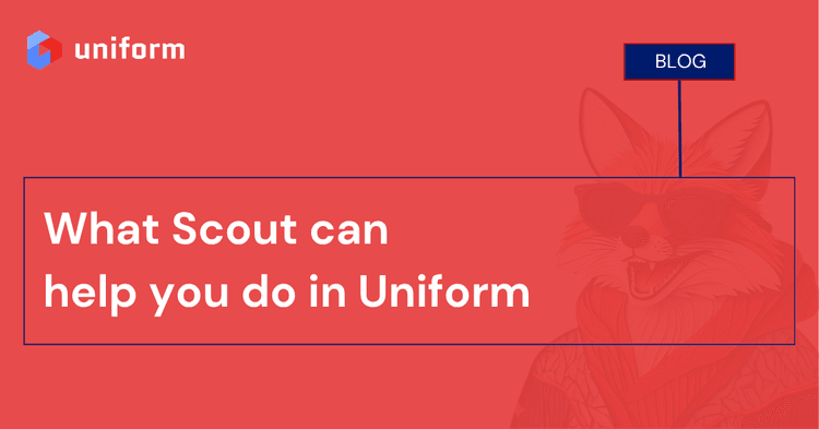 What Scout can help you do in Uniform