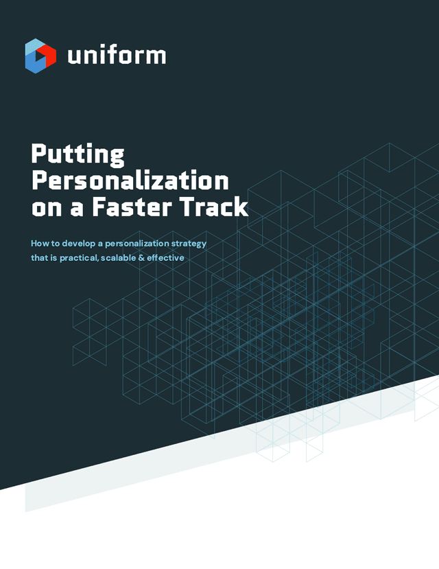 Putting Personalization on a Faster Track