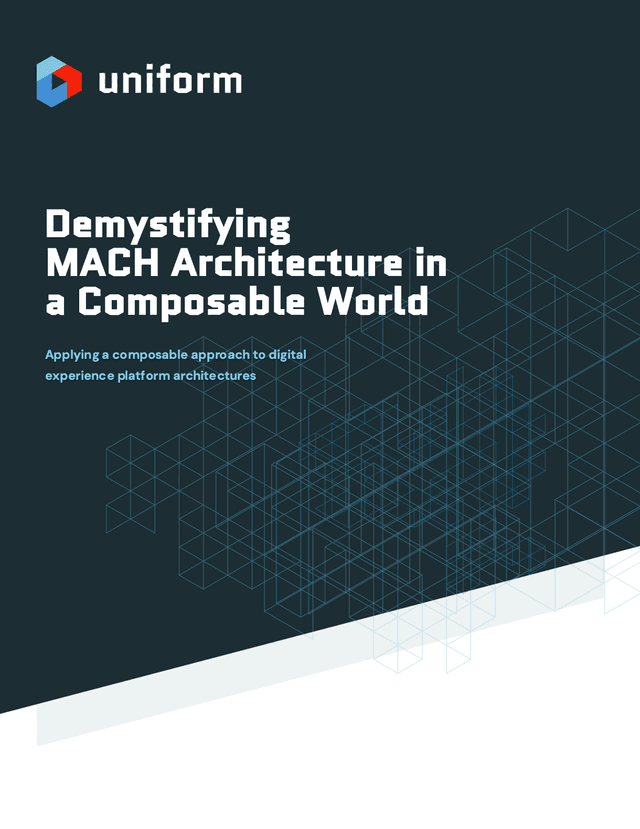 Demystifying MACH Architecture in a Composable World