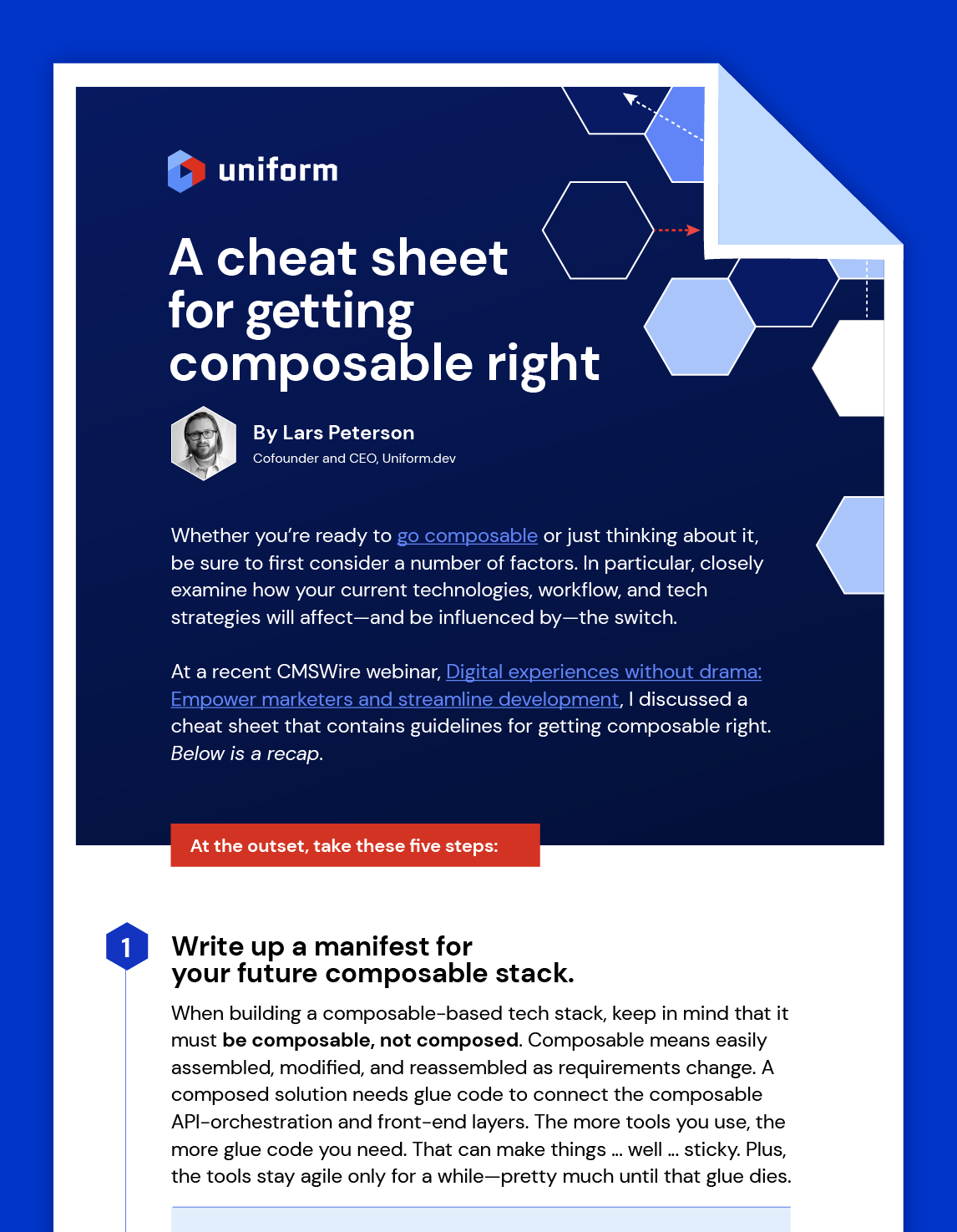 A cheat sheet for getting composable right!