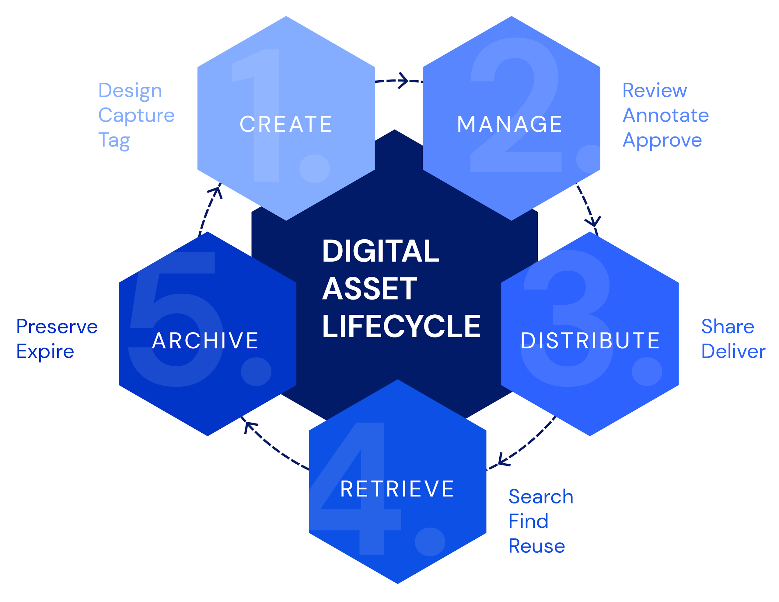 DAM Digital asset lifecycle
