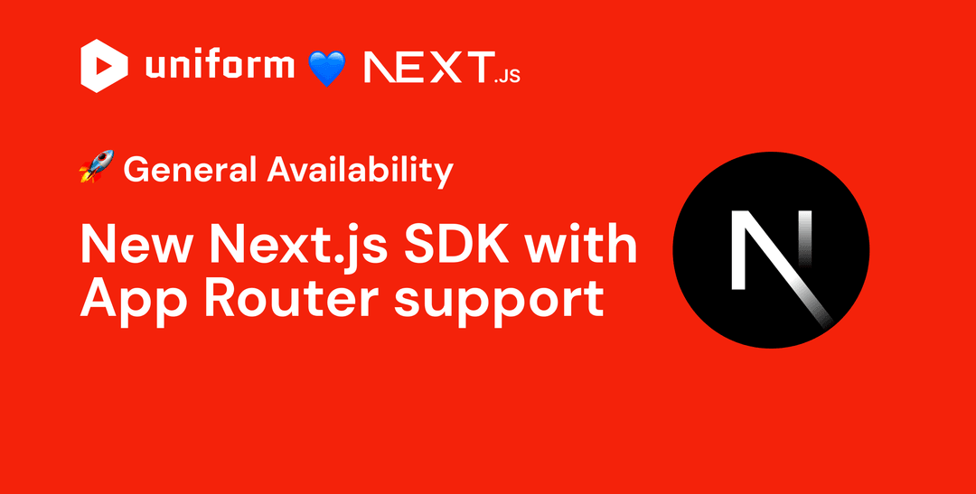 General Availability of the new Next.js SDK with App Router support